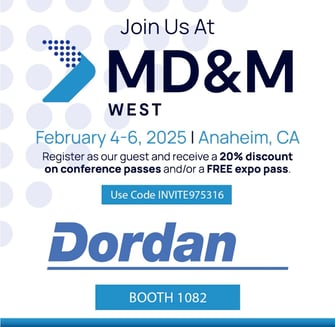 Visit Dordan at MD&M West