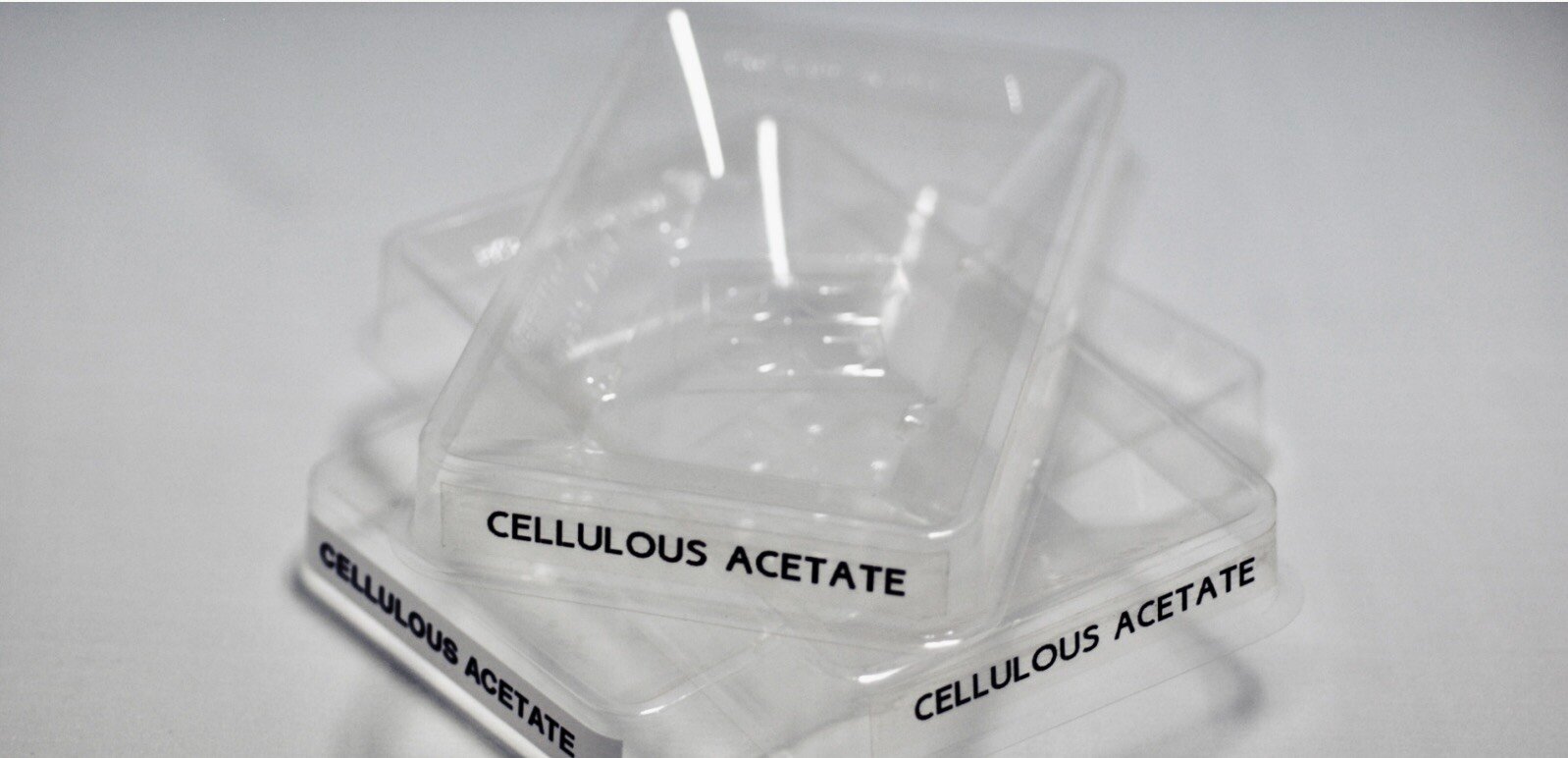 Cellulose acetate thermoform tray