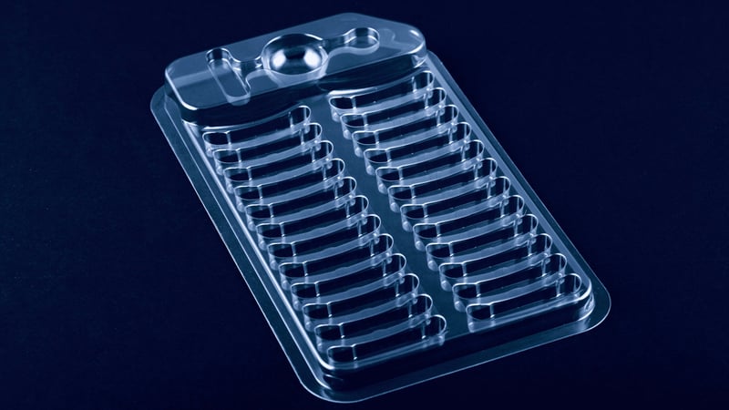 Thermoformed medical tray